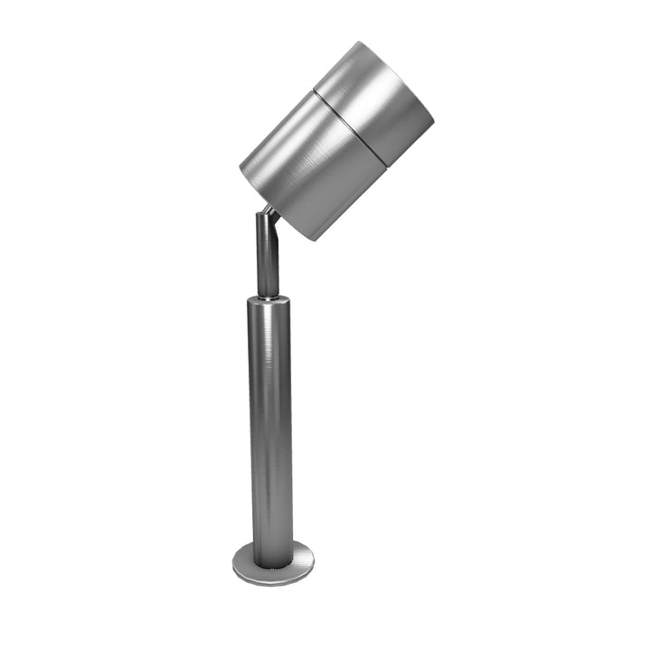 SPS02 4x/8x/12x Package 12V Low Voltage LED Stainless Steel Spotlight Adjustable Up Lighting Fixtures with 5W 3000K Bulb