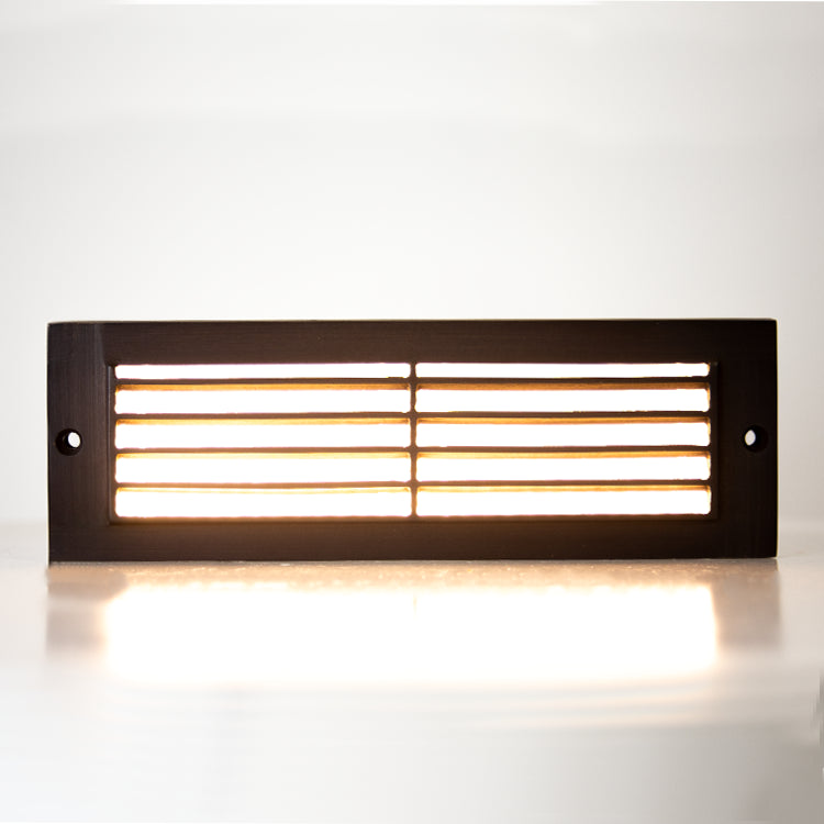 Outdoor Landscape Lighting LED 12V Low Voltage STB08 Cast Brass Step Light | 4W 3000K Warm White Integrated LED 12V Low Voltage Landscape Light