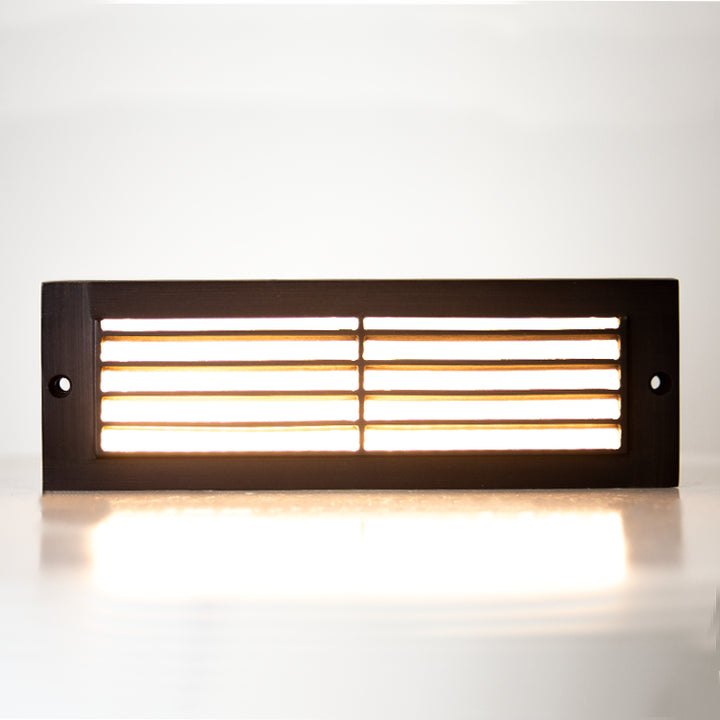 Outdoor Landscape Lighting LED 12V Low Voltage STB08 Cast Brass Step Light | 4W 3000K Warm White Integrated LED 12V Low Voltage Landscape Light