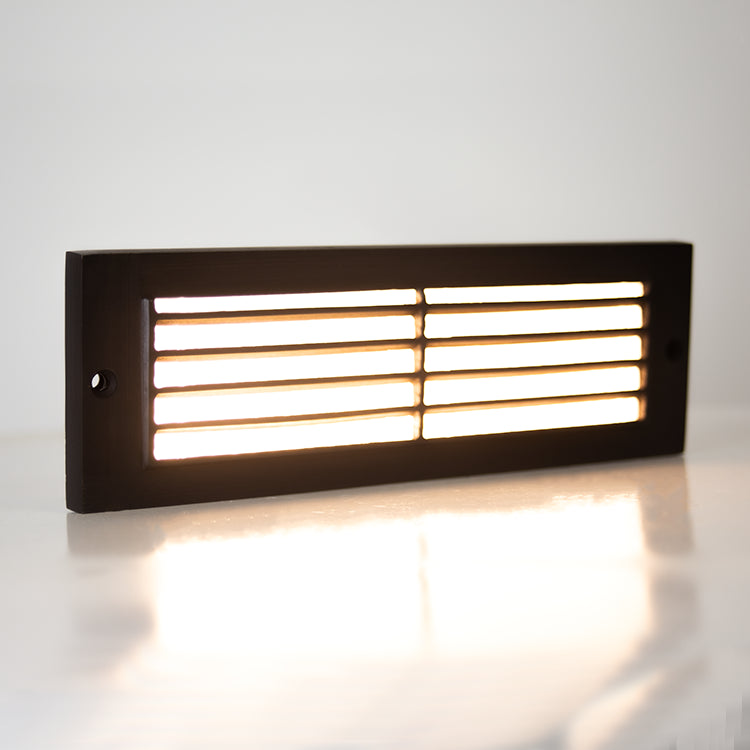 Outdoor Landscape Lighting LED 12V Low Voltage STB08 Cast Brass Step Light | 4W 3000K Warm White Integrated LED 12V Low Voltage Landscape Light