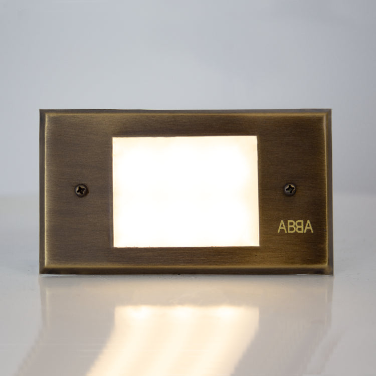 Outdoor Landscape Lighting LED 12V Low Voltage STB11 Cast Brass Step Light | 1.5W 3000K Warm White Integrated LED 12V Low Voltage Landscape Light
