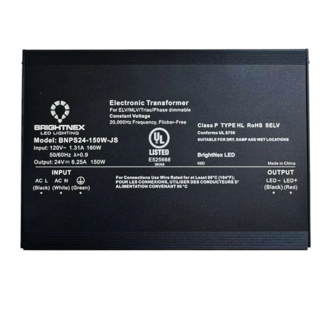 Outdoor Landscape Lighting LED 12V Low Voltage TSDC03 24V DC Low Voltage Dimmable Junction Box Transformers Class P UL 8750 Listed LED Driver TRIAC/ELV/MLV Dimming Outdoor Rated DC24V 300W