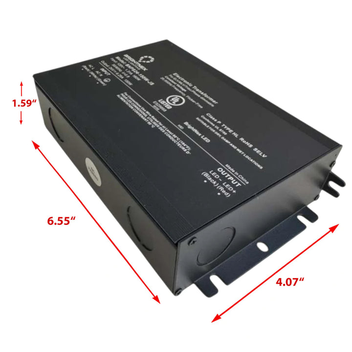 Outdoor Landscape Lighting LED 12V Low Voltage TSDC03 24V DC Low Voltage Dimmable Junction Box Transformers Class P UL 8750 Listed LED Driver TRIAC/ELV/MLV Dimming Outdoor Rated