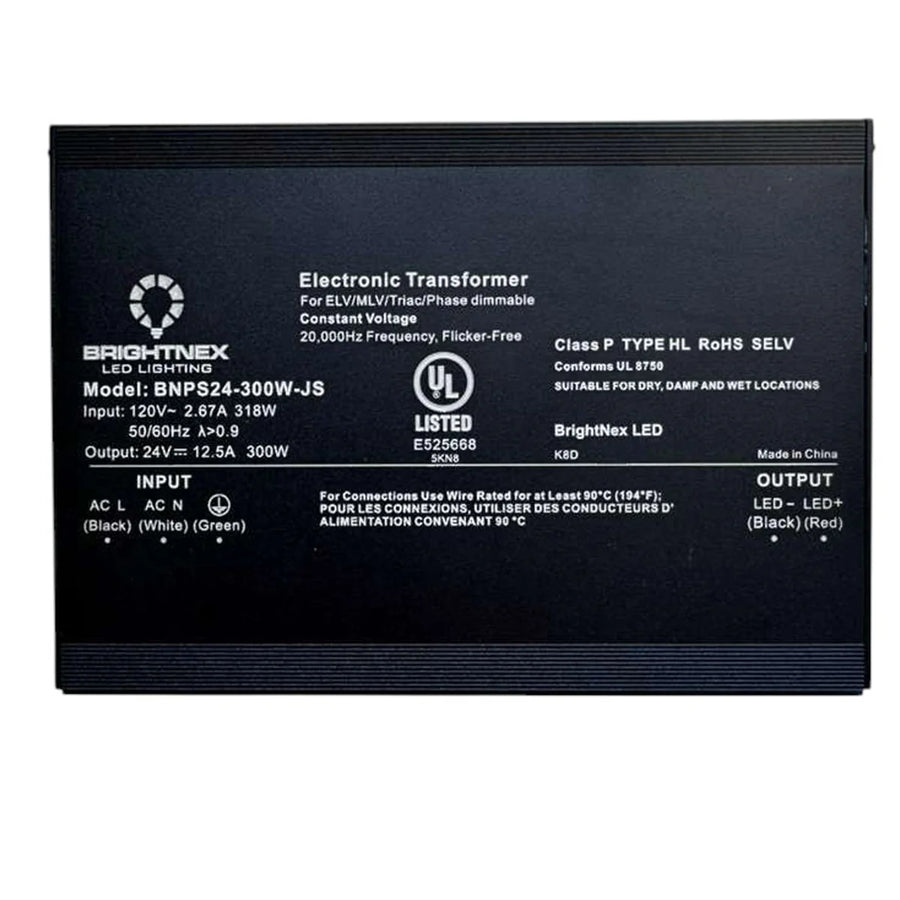 Outdoor Landscape Lighting LED 12V Low Voltage TSDC03 24V DC Low Voltage Dimmable Junction Box Transformers Class P UL 8750 Listed LED Driver TRIAC/ELV/MLV Dimming Outdoor Rated