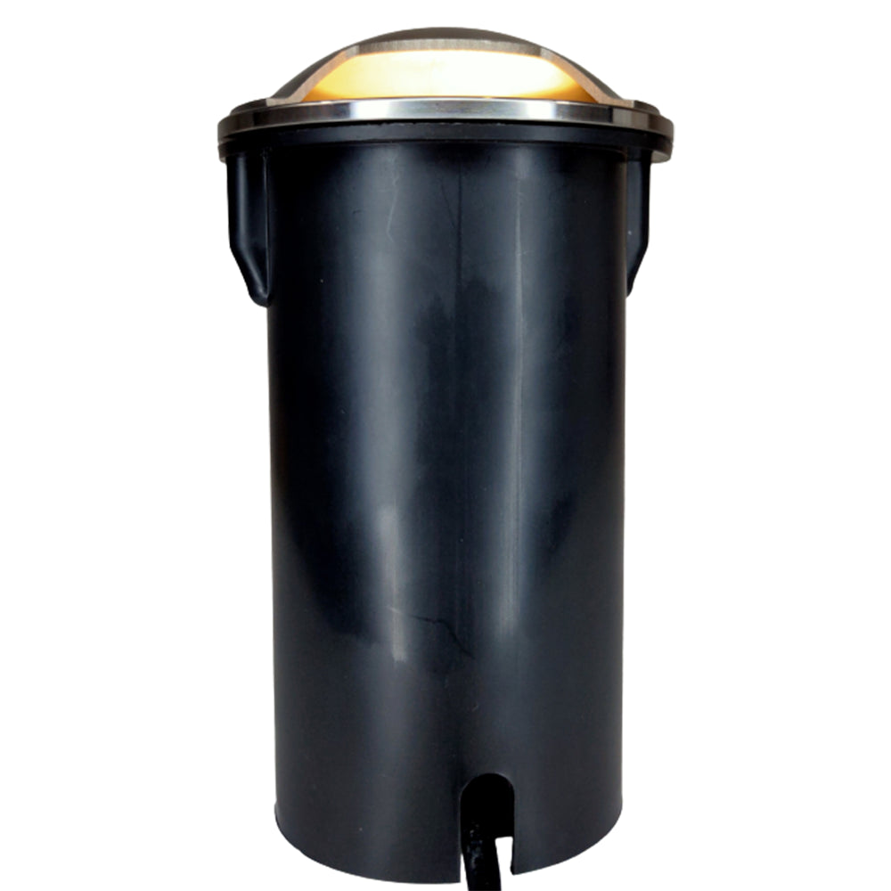 UNS03 4x/8x/12x Package Stainless Steel Mono Directional One Slit In-Ground Low Voltage LED In Ground Landscape Lighting with 5W 3000K Bulb