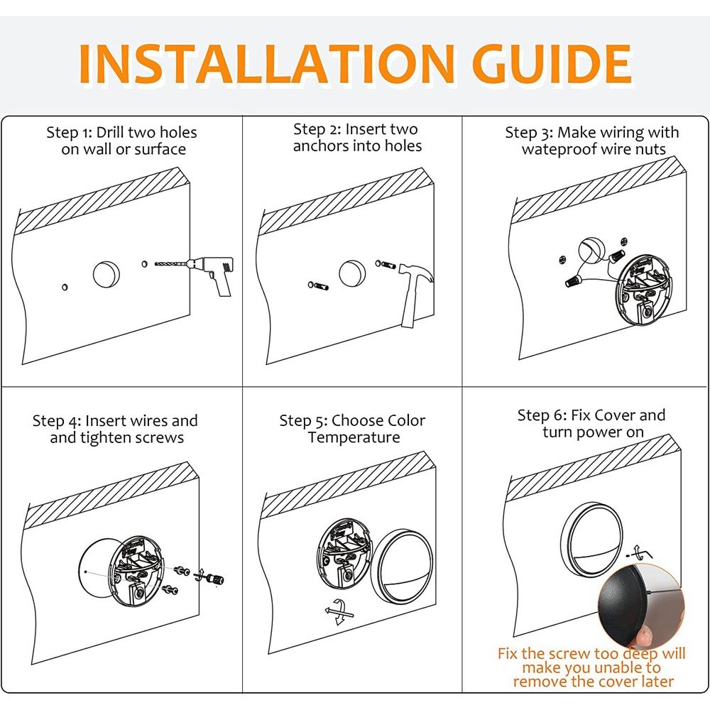 DLAC02 12-Pack 3CCT 3W Black Low Voltage LED Outdoor Half Moon Deck Lights Package, 12V LED Step Patio Landscape Lights