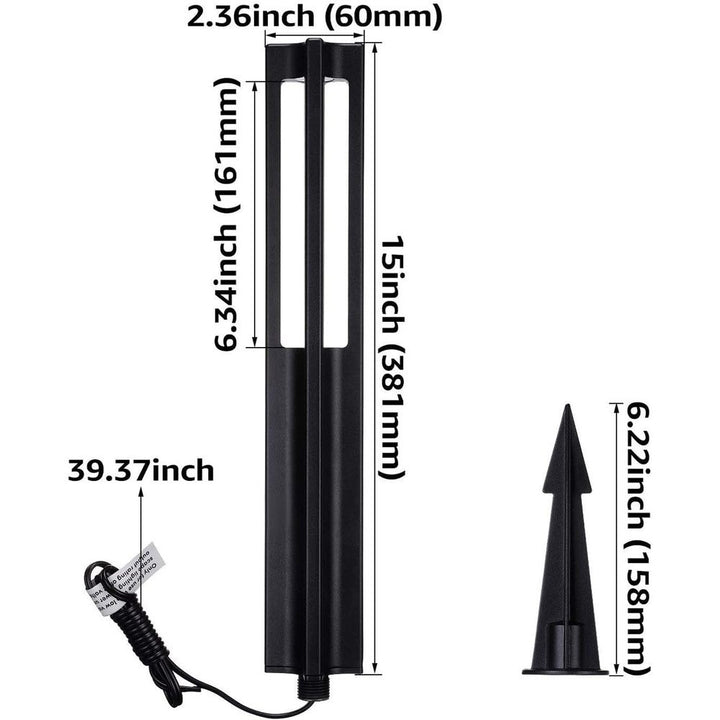 ALP53 12-Pack Low Voltage Pathway Lights Package Cast Aluminum, 3W 12V AC/DC LED Walkway Lighting - Sun Bright Lighting