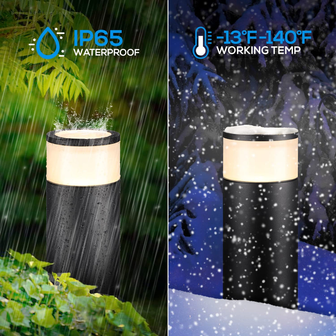 8-Pack of Modern LED Path Lights | Durable Walk Way Lights – Sun Bright ...