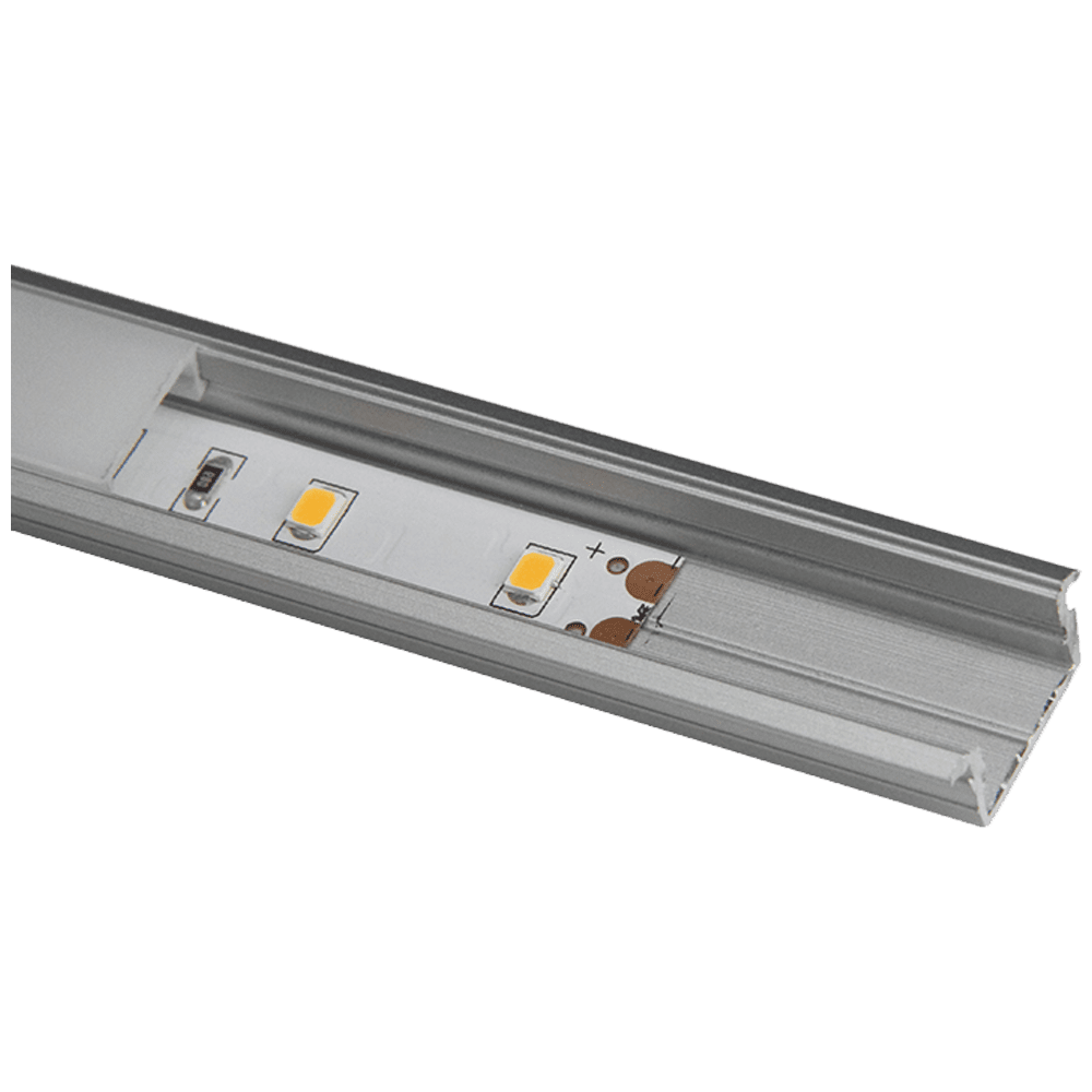  Canales de aluminio para tiras de luces LED – StarlandLed 20  unidades de perfil LED U pista con cubierta difusor y accesorios de montaje  completos, segmentos de 3.3 ft : Herramientas