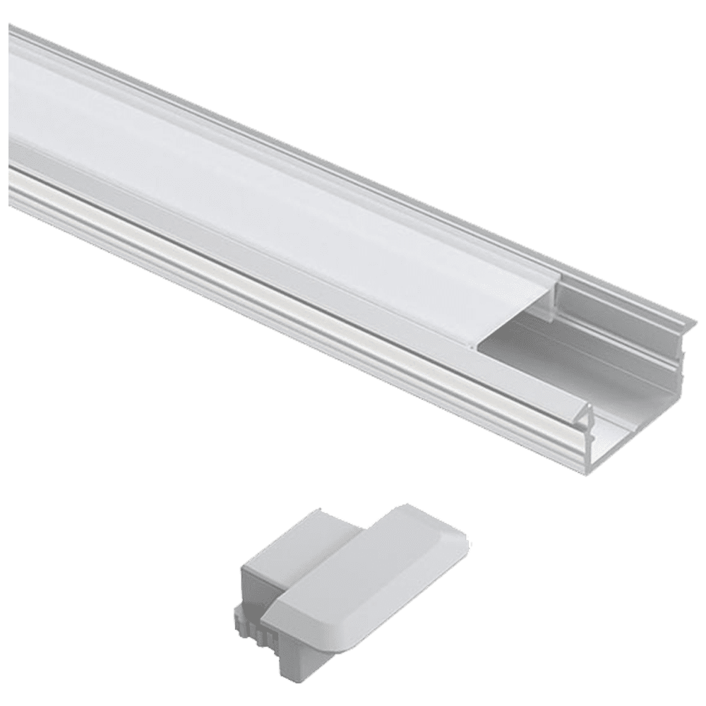 Led Flush Panel AP44M 8 ft Aluminum Channel Flush Mount 0.70″(W) x 0.31″(H) for LED St