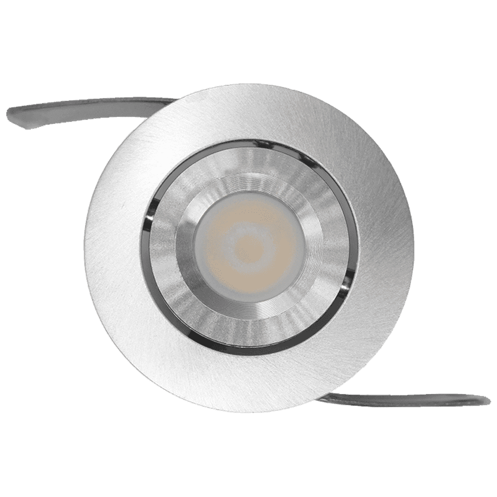 CB05 Round LED Dimmable Cast Aluminum Recessed Cabinet Light Down Lighting Fixture.