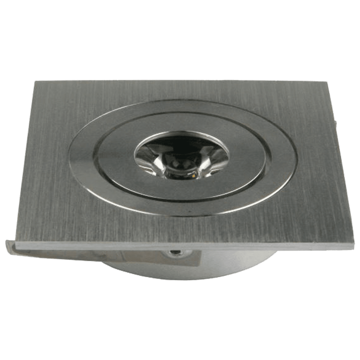 CB06 Dimmable Recessed Square Cast Aluminum LED Puck Light Cabinet Downlighting.