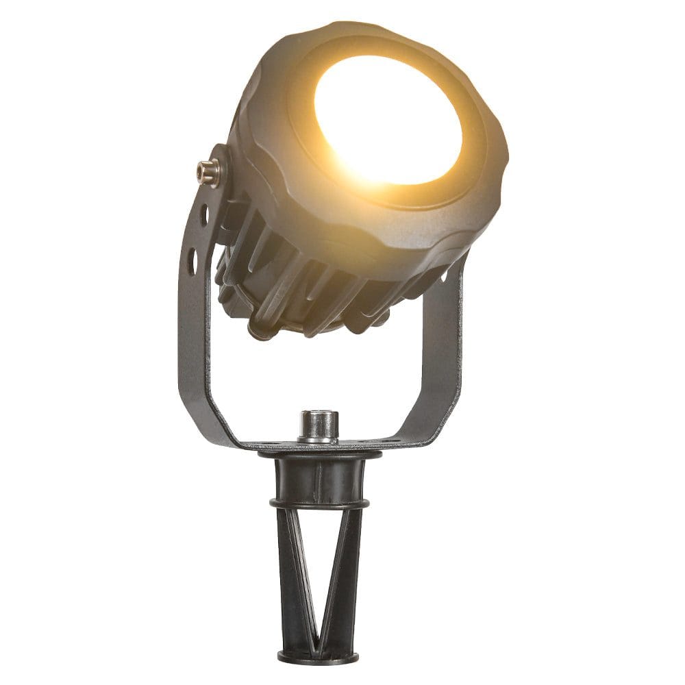 CD12 Cast Aluminum Spot Light | 12W Integrated LED Low Voltage Landscape Light - Sun Bright Lighting