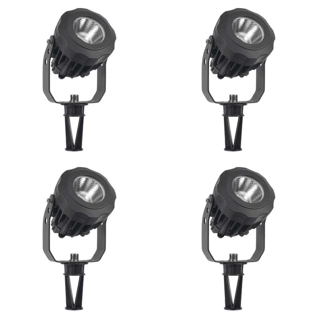 CD12 4x/8x/12x Package 12W 3000K Warm White LED Outdoor Spotlight Directional Narrow Beam Angle Lighting