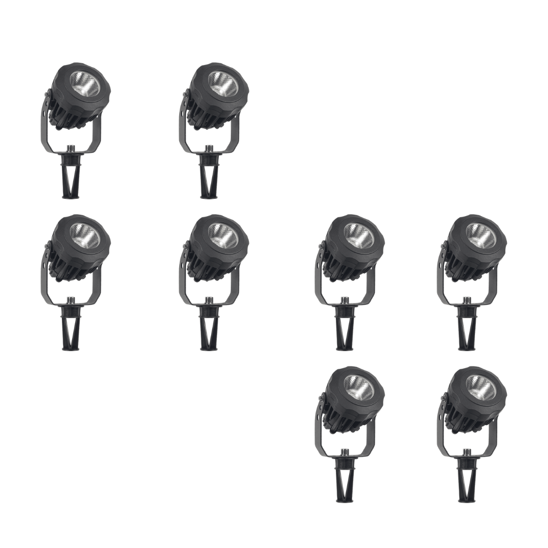 CD12 4x/8x/12x Package 12W 3000K Warm White LED Outdoor Spotlight Directional Narrow Beam Angle Lighting
