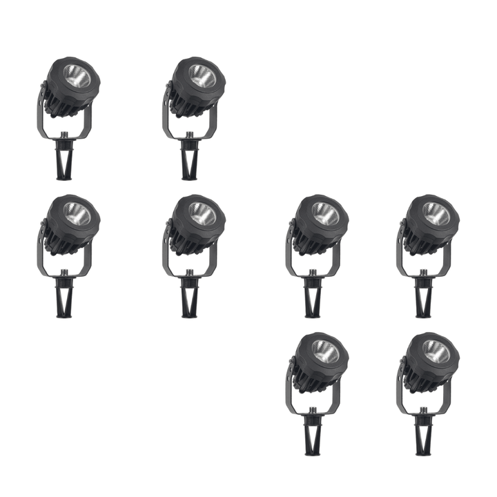 CD12 4x/8x/12x Package 12W 3000K Warm White LED Outdoor Spotlight Directional Narrow Beam Angle Lighting