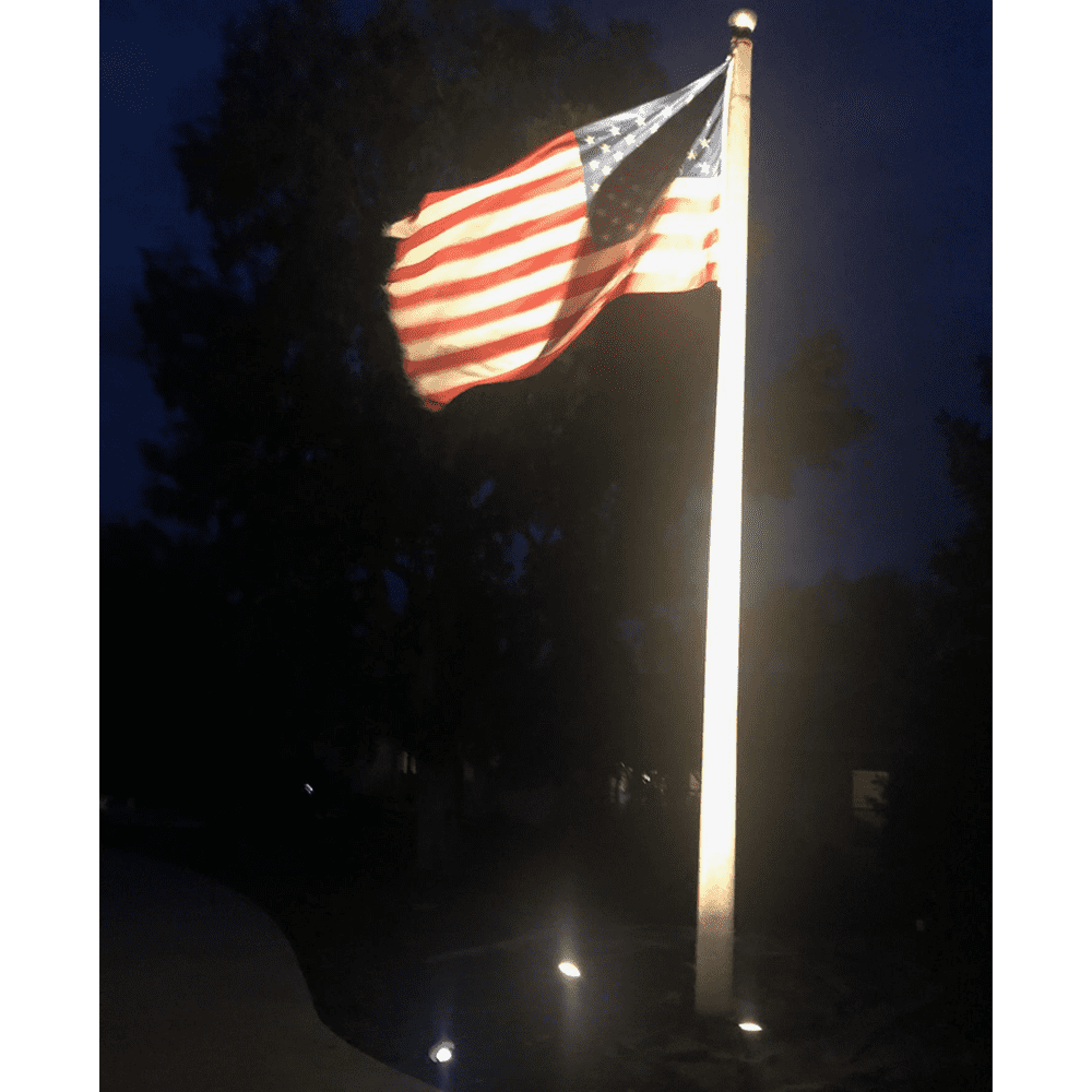 Low voltage flag pole light deals