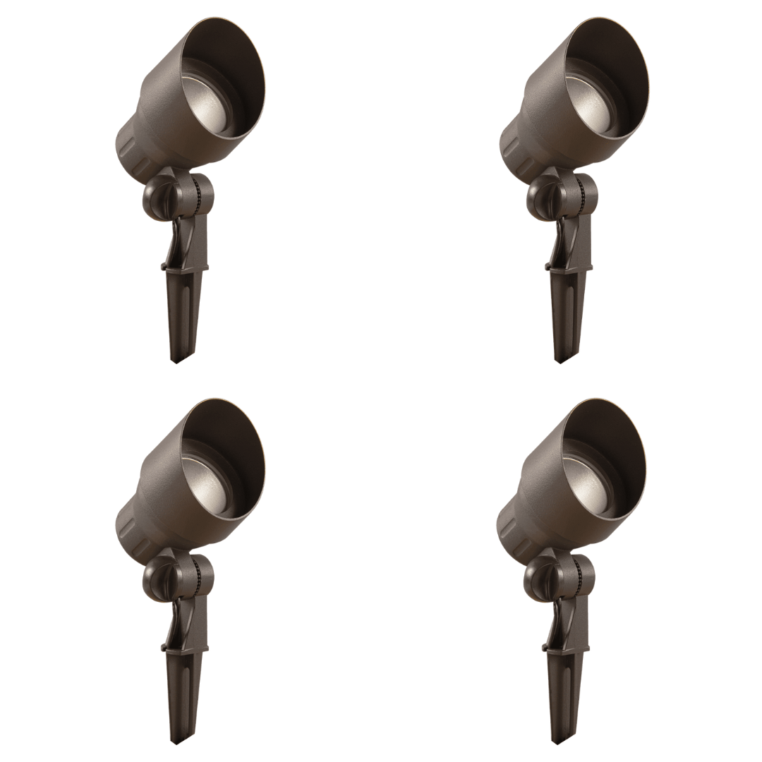 CD45 4x/8x/12x Package Black 3000K Warm White Integrated LED Directional Up Light Outdoor Mono Point Spotlight