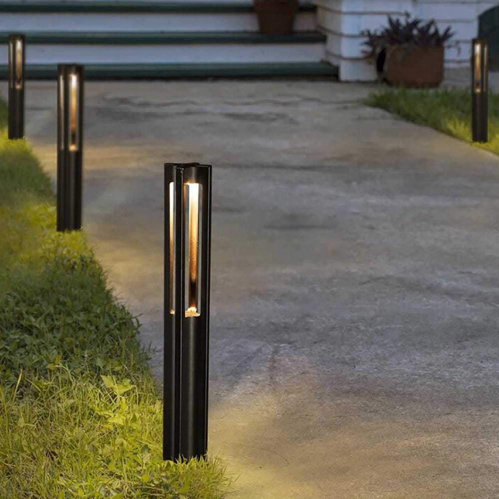 CD53 Low Voltage LED Rectangular Bollard Light Outdoor Path Lighting.