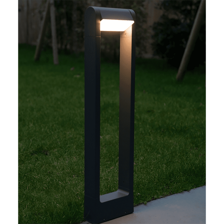 CD56 8W Low Voltage LED Rectangular Adjustable Bollard Landscape Pathway Lighting.