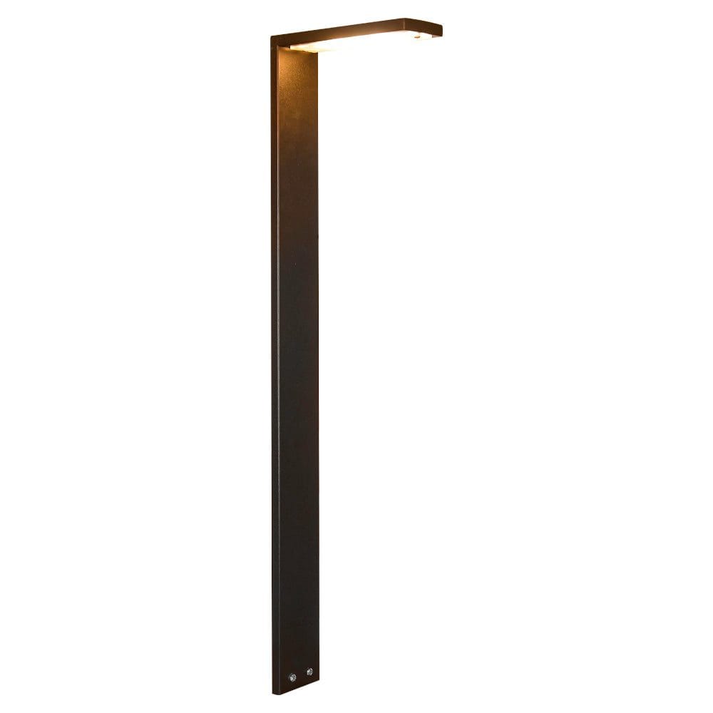 7-Watt Black Stainless Steel Outdoor Integrated LED Landscape Well Light
