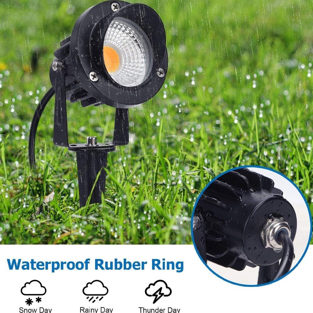 CD75 7W Low Voltage LED Directional Ground Landscape Spotlight Narrow Beam.