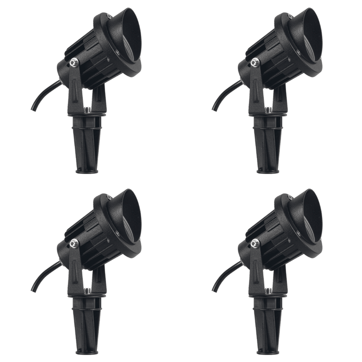 CD75 4x/8x/12x Package 7W Low Voltage LED Directional Outdoor Landscape Spotlight Narrow Beam 3000K