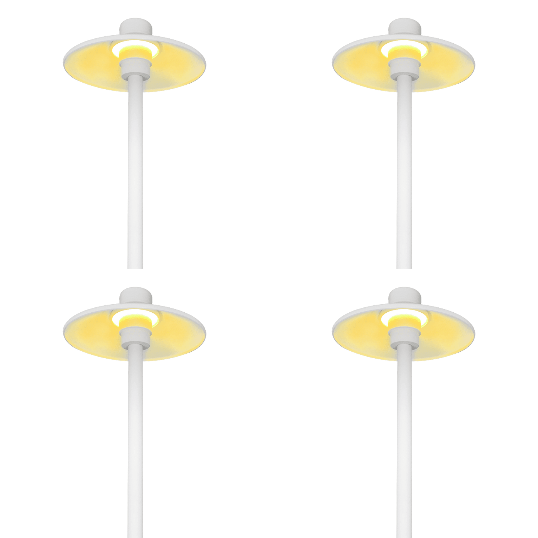 CDPA50 4x/8x/12x Package 3W 12V Smooth Hat Integrated LED Low Voltage Path Light