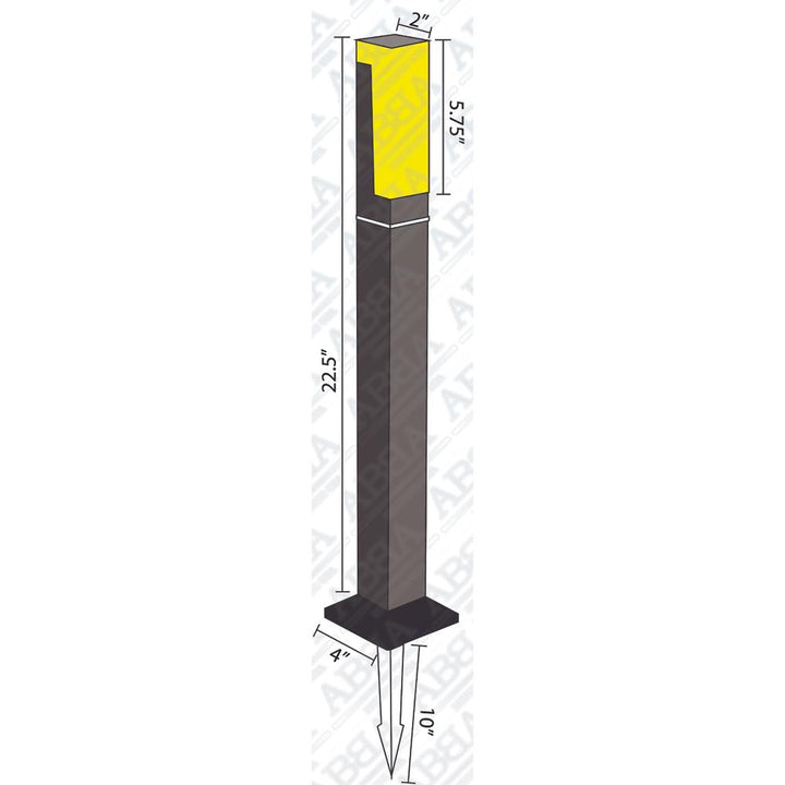 Low Voltage LED Bollard Landscape Light | Low voltage garden lights.