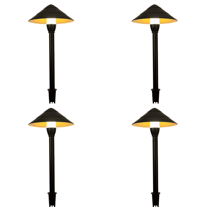 CDPA65 4x/8x/12x Package 3000K Warm White Integrated LED 3W 12V Beaded Swivel Hat LED Low Voltage Path Light