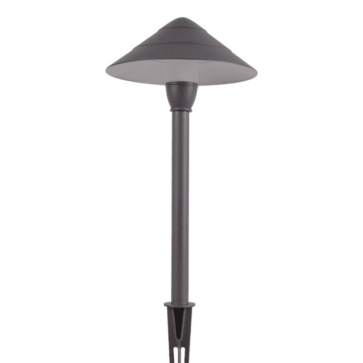 CDPA65 3W 12V Mushroom LED Path Light Beaded Swivel Hat Landscape Fixture - Kings Outdoor Lighting