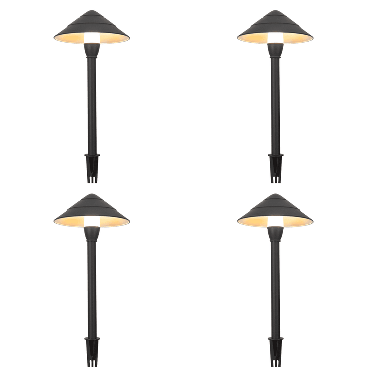 CDPA65 4x/8x/12x Package 3000K Warm White Integrated LED 3W 12V Beaded Swivel Hat LED Low Voltage Path Light
