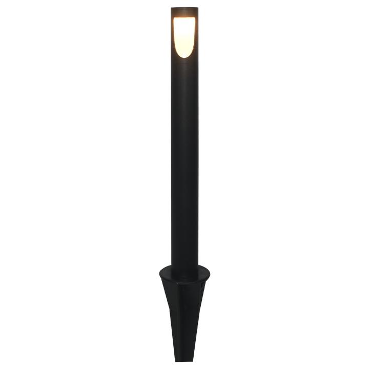 CDPA67 3W LED Uni Directional Slit Cylinder Bollard Path Light Low Voltage Outdoor Landscape Lighting