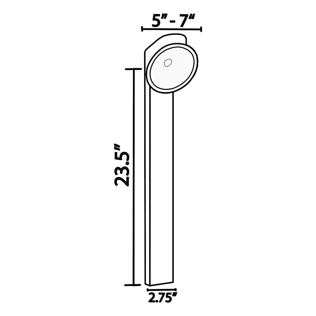 CDPA69 10W LED Multi Directional Bollard Path Light Low Voltage Outdoor Landscape Lighting