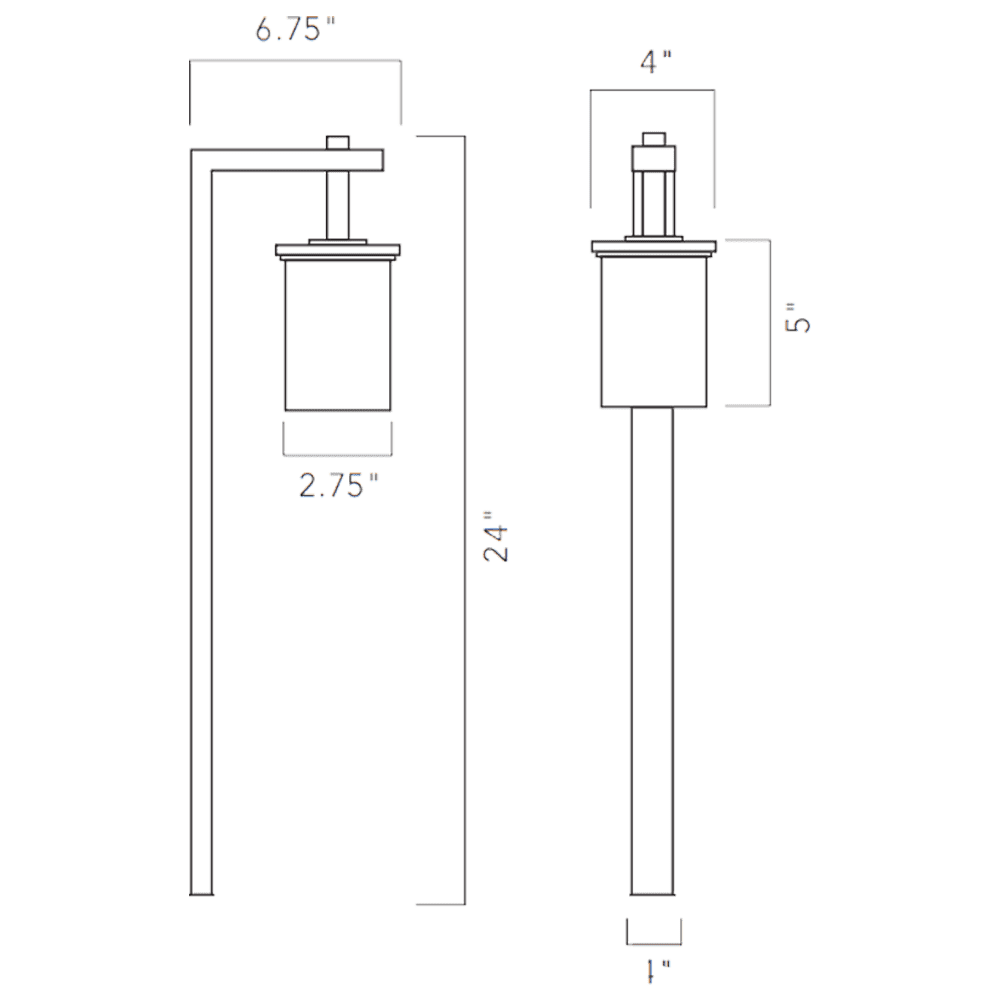 CDPS70 3W LED Marble Path Light Low Voltage Outdoor Landscape Lighting.