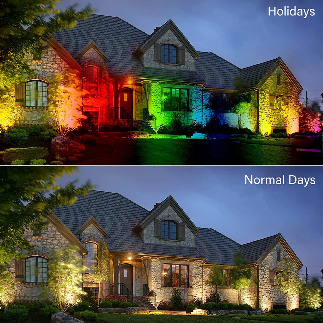 CDRA95 12W LED Smart Wi-Fi RGBW Wide Beam Directional Outdoor Landscape Spotlight