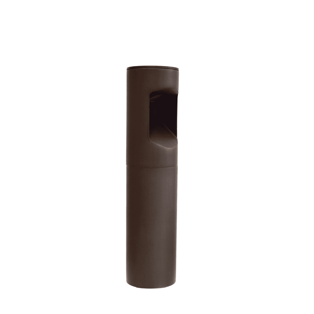 Cybelle Solid Cast Brass Bollard Pathway Light Natural Bronze Low Voltage Outdoor Lighting