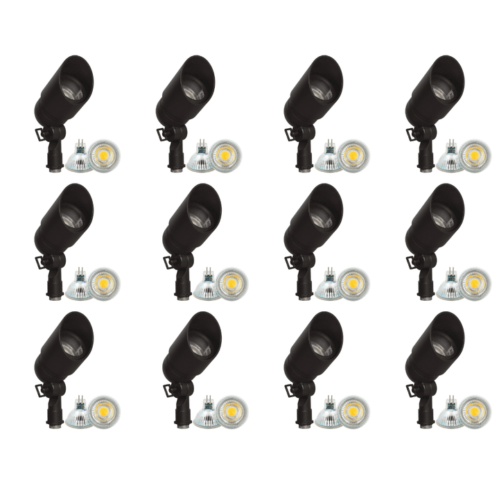 DL01 4x/8x/12x Package Low Voltage Directional LED Outdoor Spotlight 5W 3000K