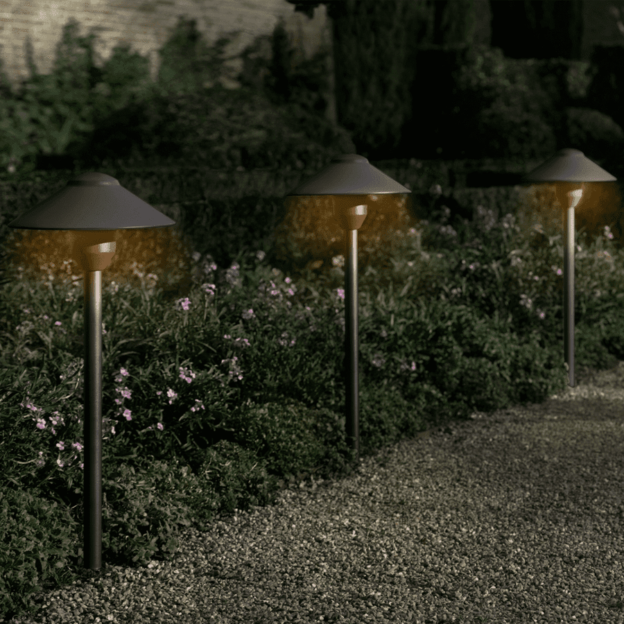DL03 Mushroom Shaped 12V Aluminum Low Voltage Path Light