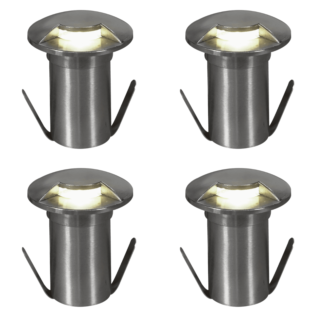 DM53 4x/8x/12x Package 3W COB LED Monodirectional Stainless Steel Waterproof In-Ground Landscape Well Light 3000K