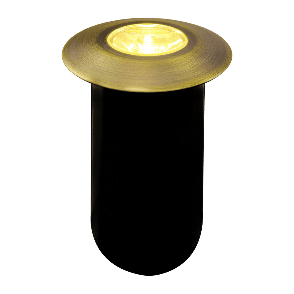 DMB52 Cast Brass In-Ground Well Light | 1.5W Integrated LED Low Voltage Landscape Light
