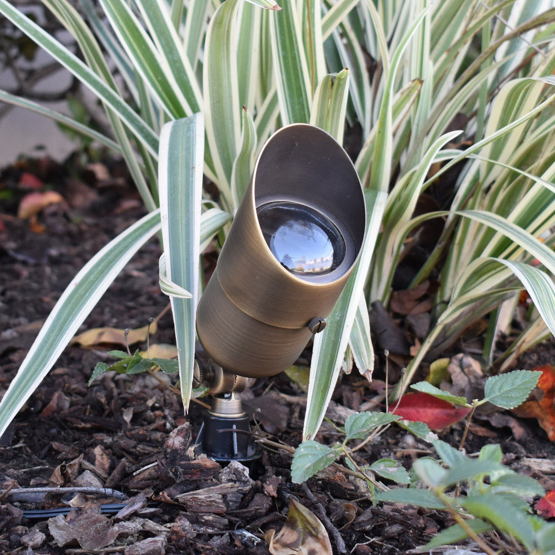 Elysee Solid Brass Accent Spot Light Outdoor Landscape Lighting - Lumiere Lighting