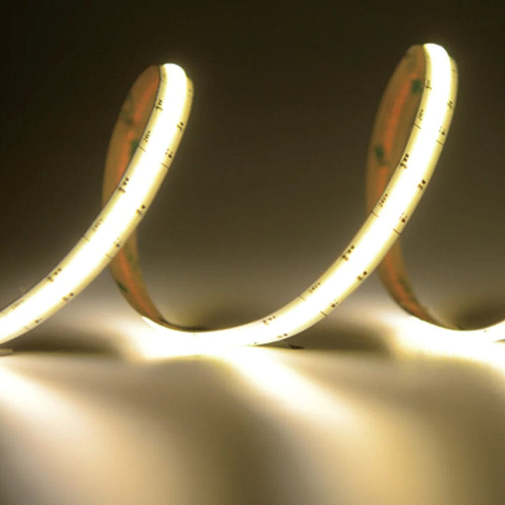 SLD04 16ft/32ft/82ft Dotless Single Color Linear 8mm 3.4W/ft / 4.5W/ft 10mm LED Strip Lights Low Voltage FCOB DC24V Tape Light