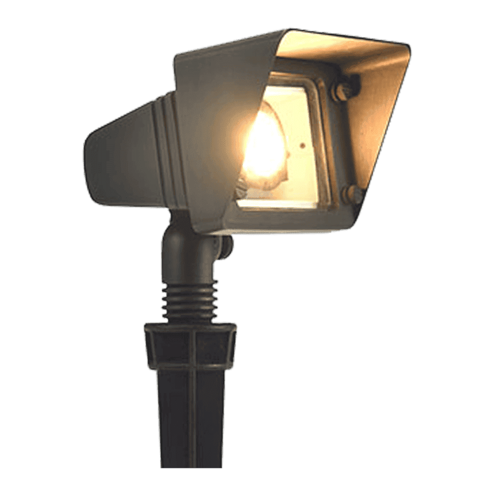 FPB05 4x/8x/12x Package Cast Brass Rectangular LED Directional Flood Light Adjustable Landscape Lighting 5W 3000K Bulb