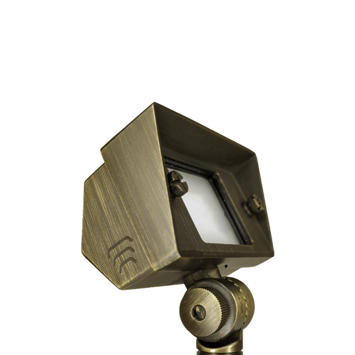 FPBCC04 Cast Brass 3CCT Adjustable 2W-7W Rectangular Built-In LED Flood Light Low Voltage Fixture