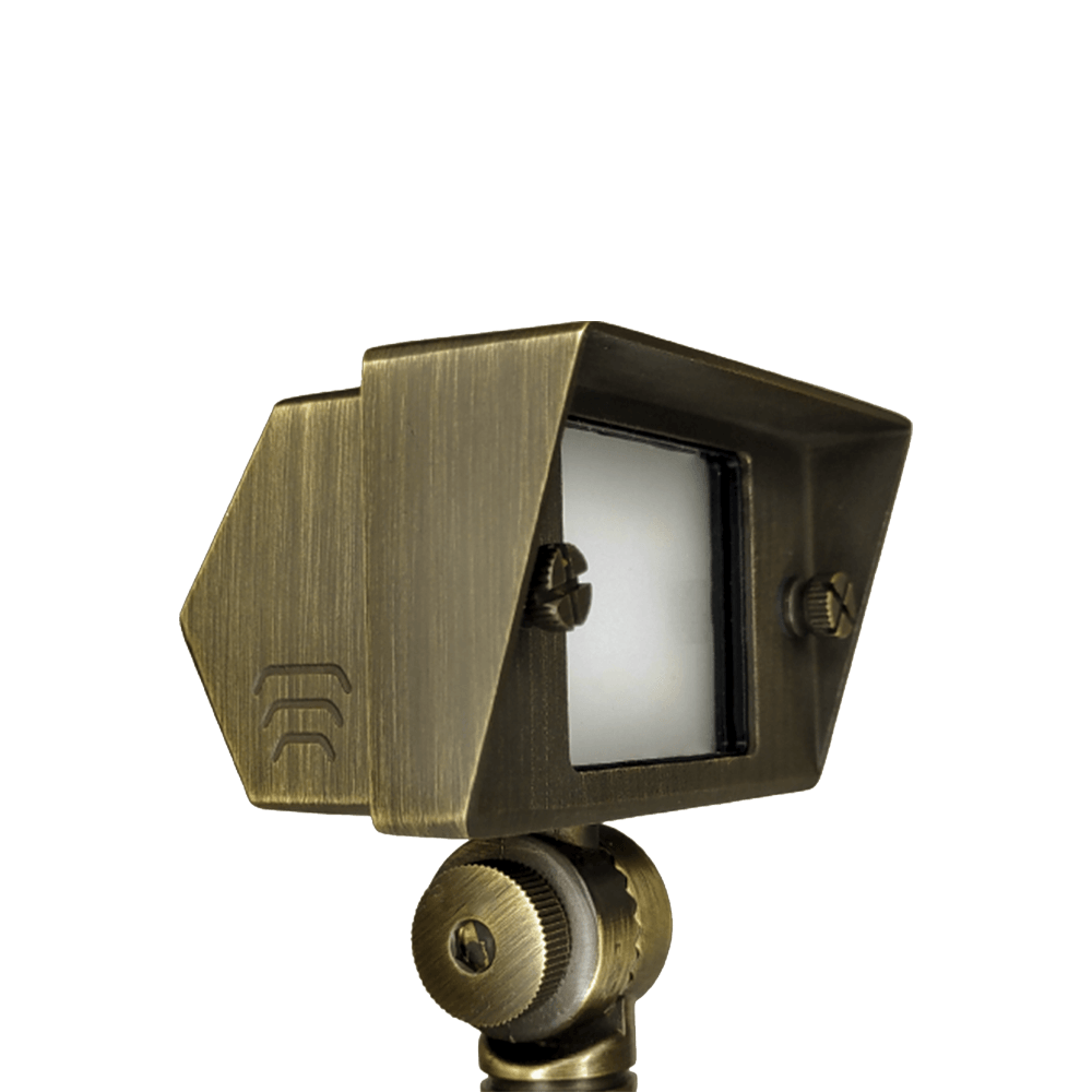 FPBCC04 4x/8x/12x Package Cast Brass 3CCT Adjustable 2W-7W Rectangular Built-In LED Flood Light Low Voltage Fixture