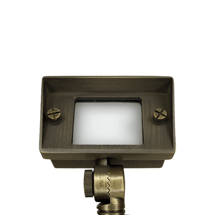 FPBCC04 4x/8x/12x Package Cast Brass 3CCT Adjustable 2W-7W Rectangular Built-In LED Flood Light Low Voltage Fixture