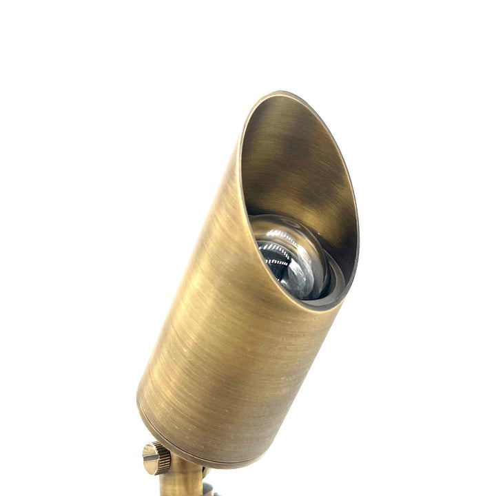 Stelvio Antique Brass Spotlight