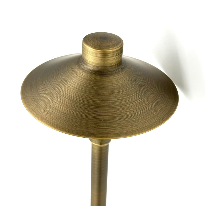 BPLP08 Tulay BH 18" Antique Brass Path Light 4x/8x/12x G4 2W Dimmable 2700K Package Low Voltage Landscape Lighting