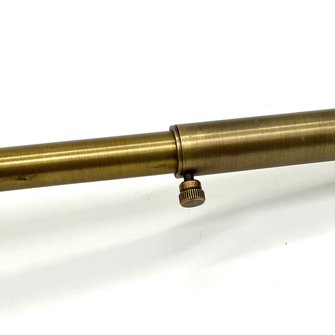 Stelvio Antique Brass Adjustable Path Light Low Voltage Outdoor Lighting